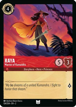 Raya - Warrior of Kumandra (124/204) [Rise of the Floodborn] | Grognard Games