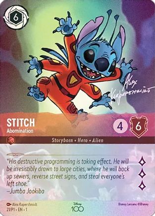 Stitch - Abomination (Alternate Art) (21) [Disney100 Promos] | Grognard Games