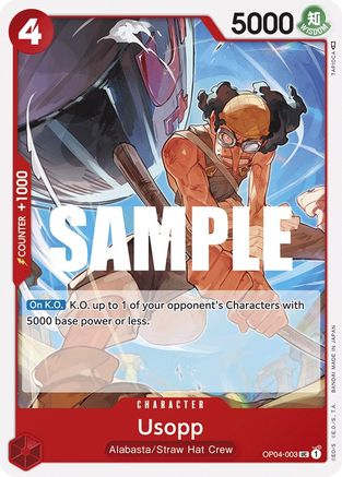 Usopp (OP04-003) - Kingdoms of Intrigue | Grognard Games