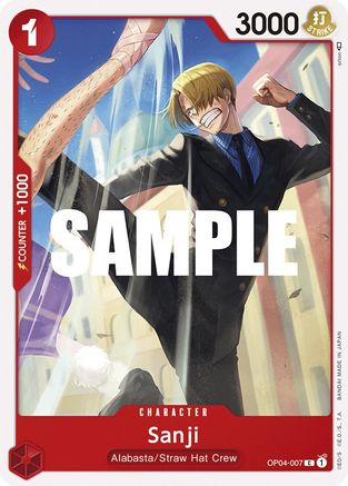 Sanji (007) (OP04-007) - Kingdoms of Intrigue | Grognard Games