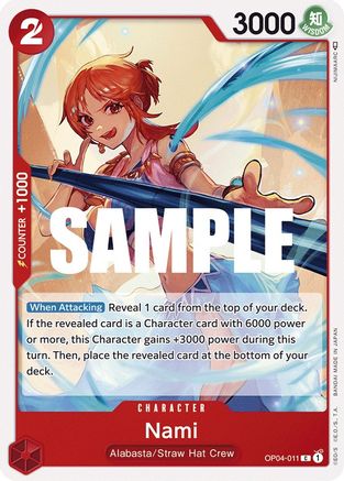 Nami (OP04-011) - Kingdoms of Intrigue | Grognard Games