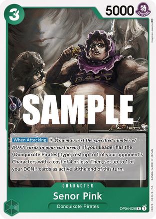 Senor Pink (OP04-026) - Kingdoms of Intrigue Foil | Grognard Games