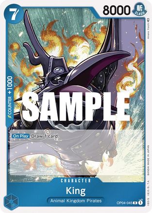 King (OP04-045) - Kingdoms of Intrigue Foil | Grognard Games