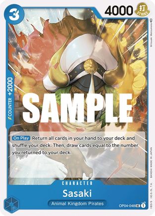 Sasaki (OP04-048) - Kingdoms of Intrigue | Grognard Games