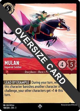 Mulan - Imperial Soldier (Oversized) (118/204) [The First Chapter] | Grognard Games