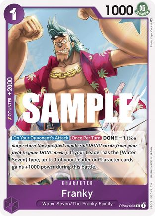 Franky (OP04-063) - Kingdoms of Intrigue Foil | Grognard Games