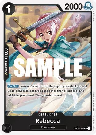 Rebecca (092) (OP04-092) - Kingdoms of Intrigue Foil | Grognard Games