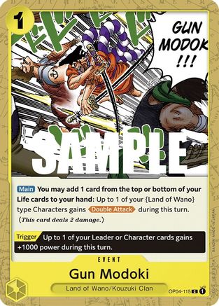 Gun Modoki (OP04-115) - Kingdoms of Intrigue | Grognard Games
