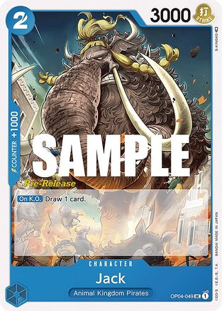 Jack (OP04-049) - Kingdoms of Intrigue Pre-Release Cards | Grognard Games