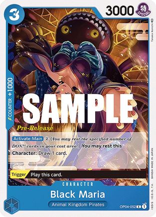 Black Maria (OP04-052) - Kingdoms of Intrigue Pre-Release Cards | Grognard Games