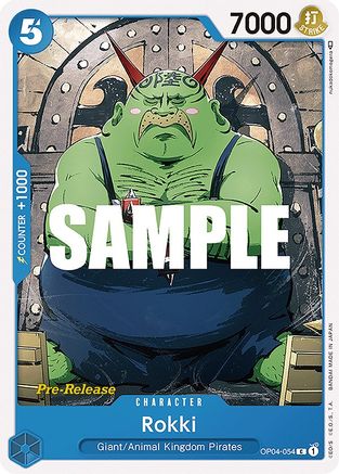 Rokki (OP04-054) - Kingdoms of Intrigue Pre-Release Cards | Grognard Games