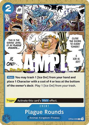 Plague Rounds (OP04-055) - Kingdoms of Intrigue Pre-Release Cards | Grognard Games