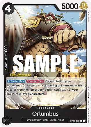 Orlumbus (OP04-079) - Kingdoms of Intrigue Pre-Release Cards | Grognard Games