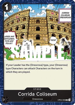 Corrida Coliseum (OP04-096) - Kingdoms of Intrigue Pre-Release Cards | Grognard Games