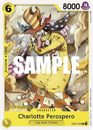 Charlotte Perospero (OP04-107) - Kingdoms of Intrigue Pre-Release Cards | Grognard Games