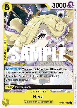 Hera (OP04-111) - Kingdoms of Intrigue Pre-Release Cards | Grognard Games