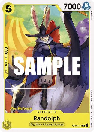 Randolph (OP04-114) - Kingdoms of Intrigue Pre-Release Cards | Grognard Games