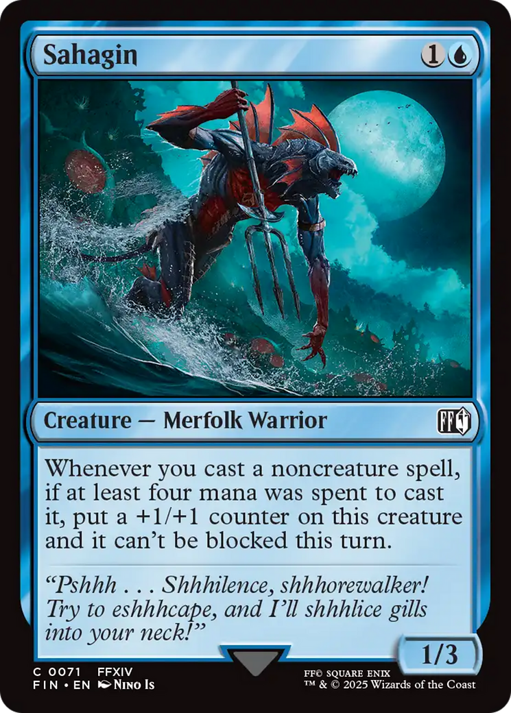 Sahagin (FIN-071) - FINAL FANTASY Foil | Grognard Games