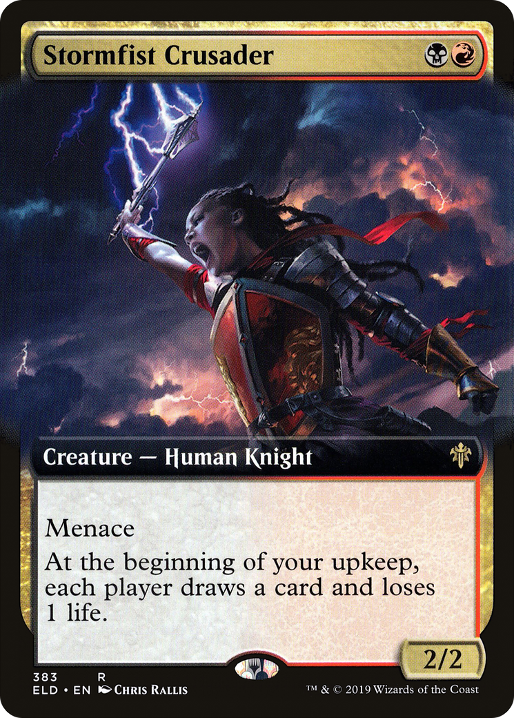 Stormfist Crusader (Extended) [Throne of Eldraine] | Grognard Games