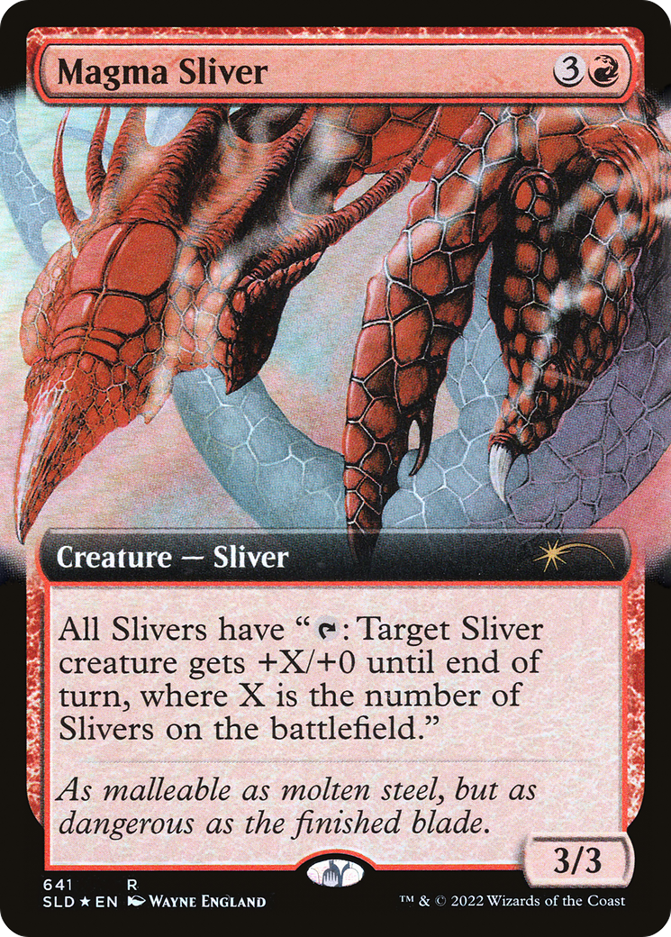 Magma Sliver (Extended Art) [Secret Lair Drop Series] | Grognard Games