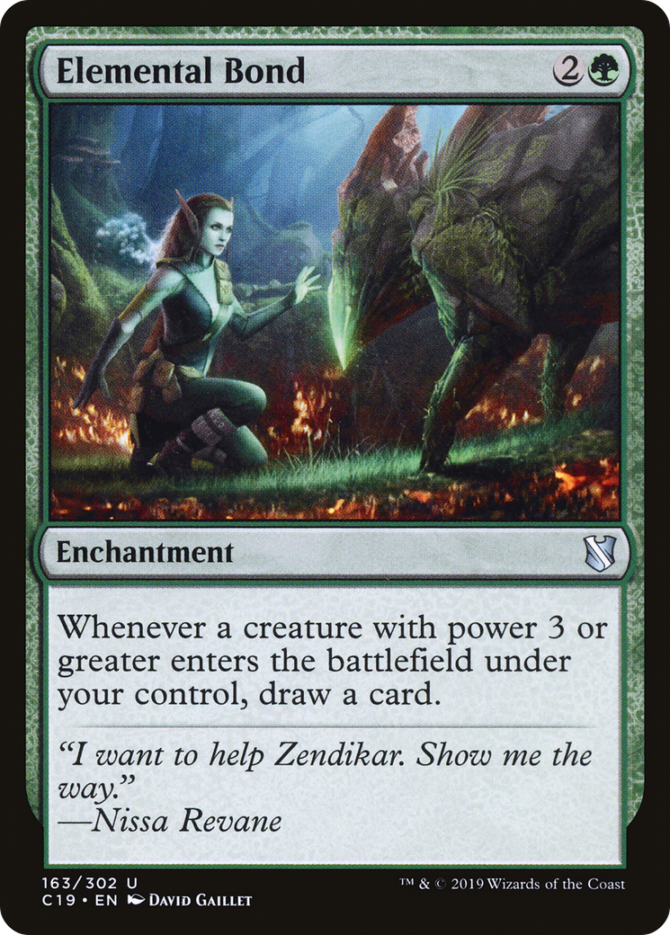 Elemental Bond [Commander 2019] | Grognard Games