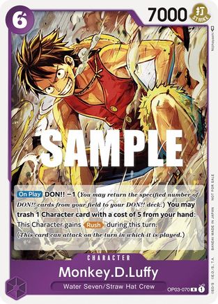 Monkey.D.Luffy (Dash Pack) (OP03-070) - Kingdoms of Intrigue Foil | Grognard Games