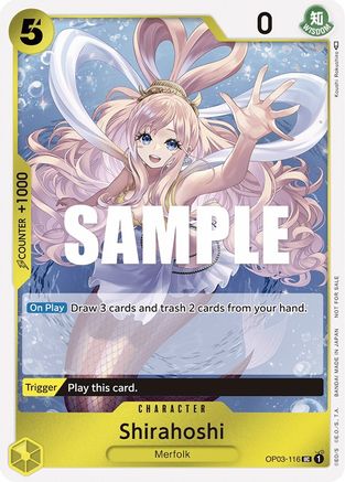 Shirahoshi (Dash Pack) (OP03-116) - Kingdoms of Intrigue Foil | Grognard Games