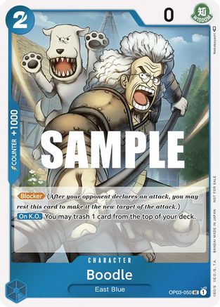 Boodle (Dash Pack) (OP03-050) - Kingdoms of Intrigue Foil | Grognard Games