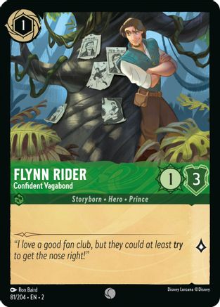 Flynn Rider - Confident Vagabond (81/204) [Rise of the Floodborn] | Grognard Games