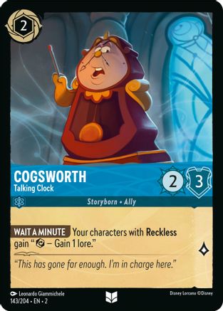 Cogsworth - Talking Clock (143/204) [Rise of the Floodborn] | Grognard Games