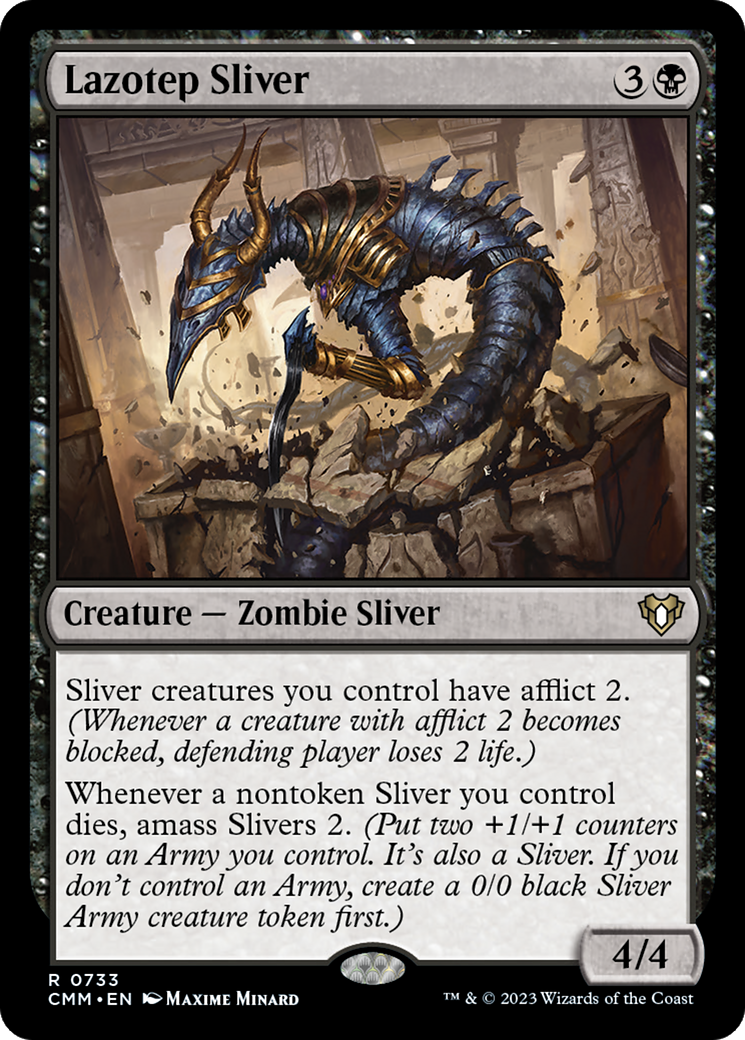 Lazotep Sliver [Commander Masters] | Grognard Games