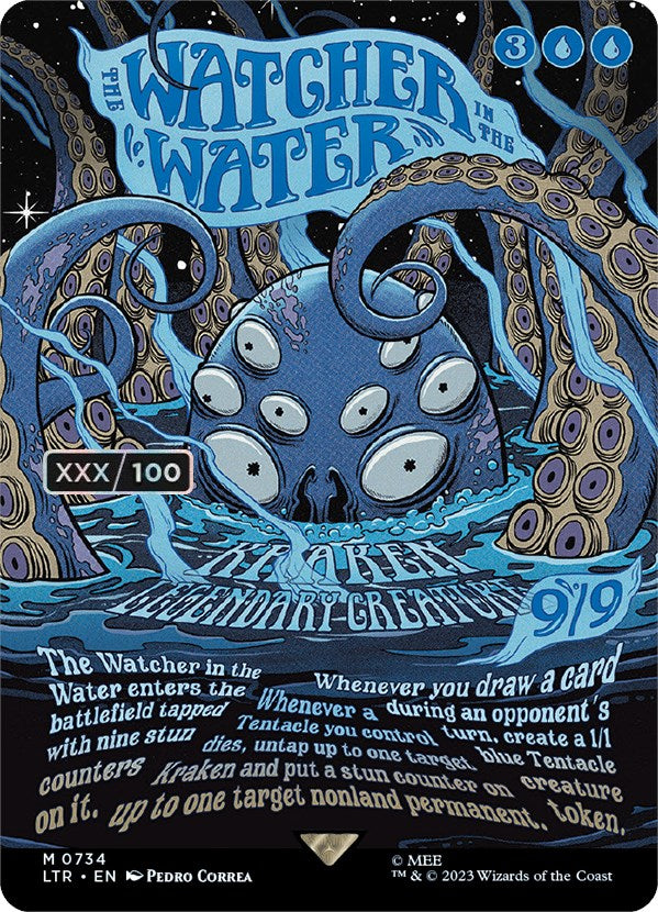 The Watcher in the Water (Borderless Poster) (Serialized) [The Lord of the Rings: Tales of Middle-Earth] | Grognard Games