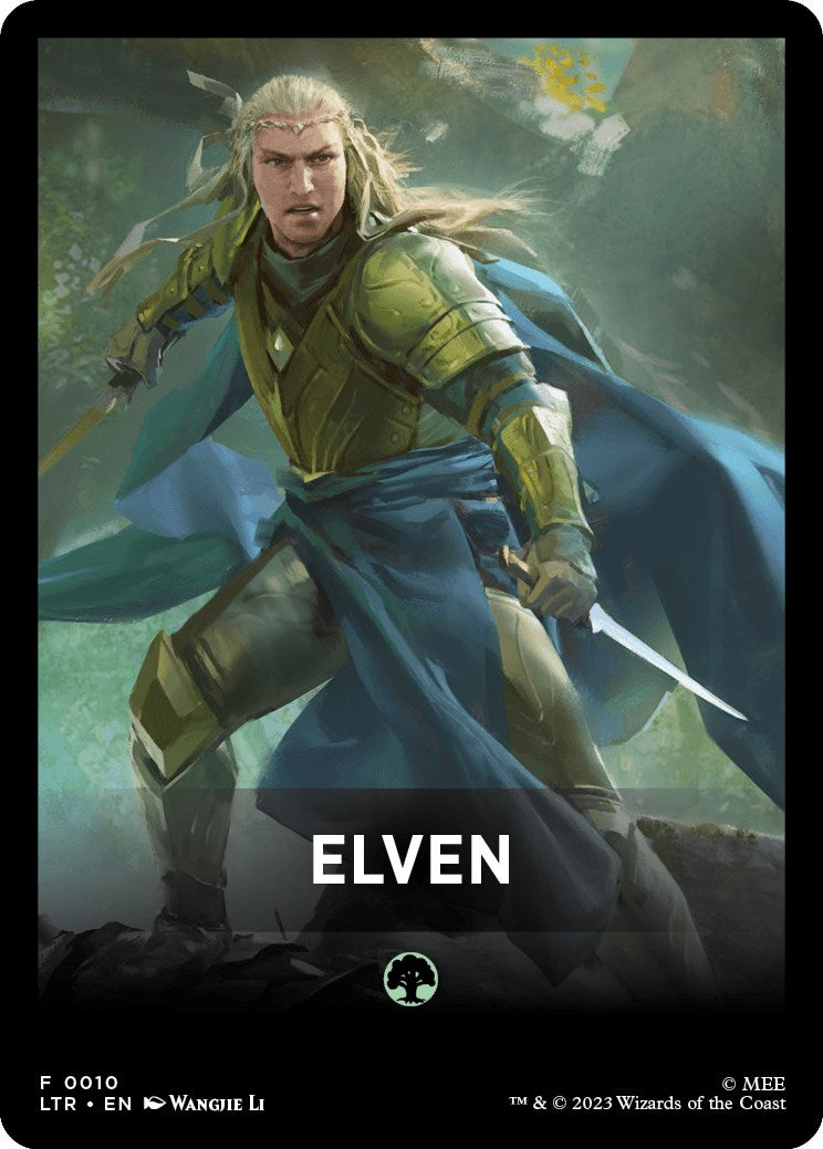 Elven Theme Card [The Lord of the Rings: Tales of Middle-Earth] | Grognard Games