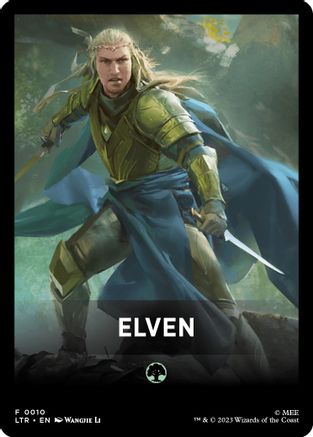Elven Theme Card (LTR-010) - The Lord of the Rings: Tales of Middle-earth | Grognard Games
