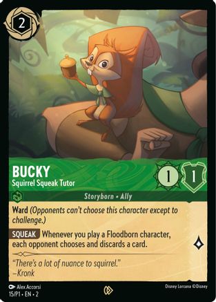 Bucky - Squirrel Squeak Tutor (15) [Promo Cards] | Grognard Games