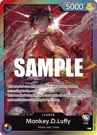 Monkey.D.Luffy (Leader Pack) (Sealed Battle 2023 Vol. 1) - One Piece Promotion Cards | Grognard Games