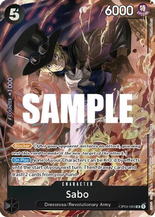 Sabo (Sealed Battle 2023 Vol. 1) (OP04-083) - One Piece Promotion Cards Foil | Grognard Games