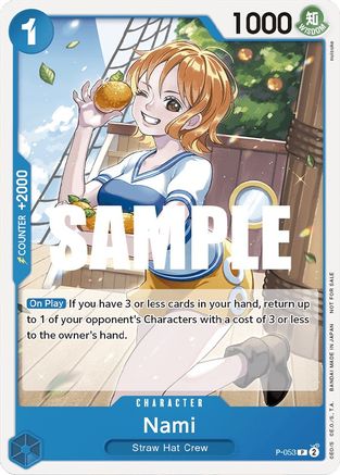 Nami (Sealed Battle Kit Vol. 1) (P-053) - One Piece Promotion Cards | Grognard Games