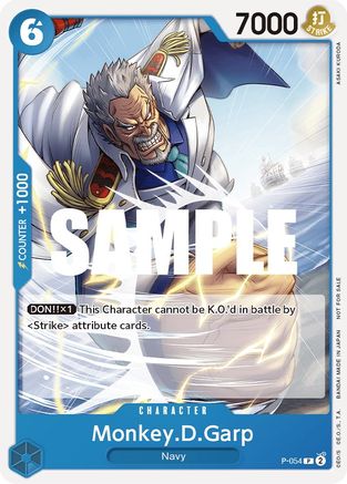 Monkey.D.Garp (Sealed Battle Kit Vol. 1) (P-054) - One Piece Promotion Cards | Grognard Games