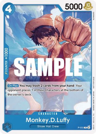 Monkey.D.Luffy (055) (Sealed Battle Kit Vol. 1) (P-055) - One Piece Promotion Cards | Grognard Games