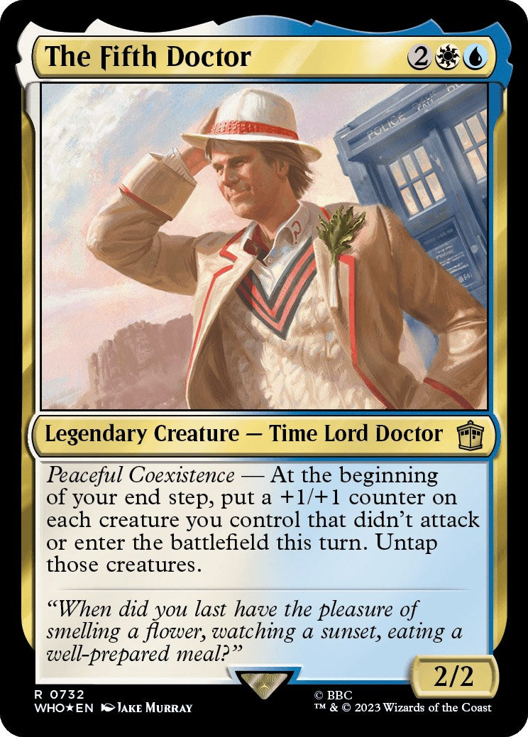 The Fifth Doctor (Surge Foil) [Doctor Who] | Grognard Games