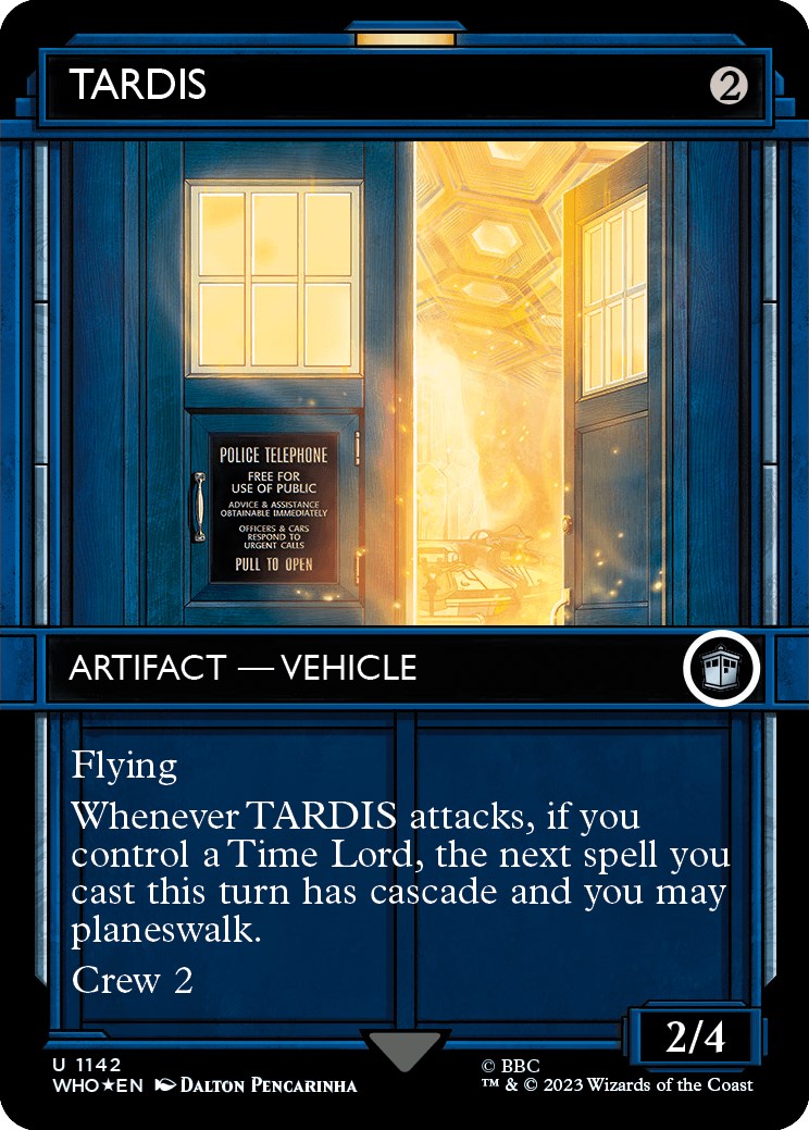 TARDIS (Showcase) (Surge Foil) [Doctor Who] | Grognard Games