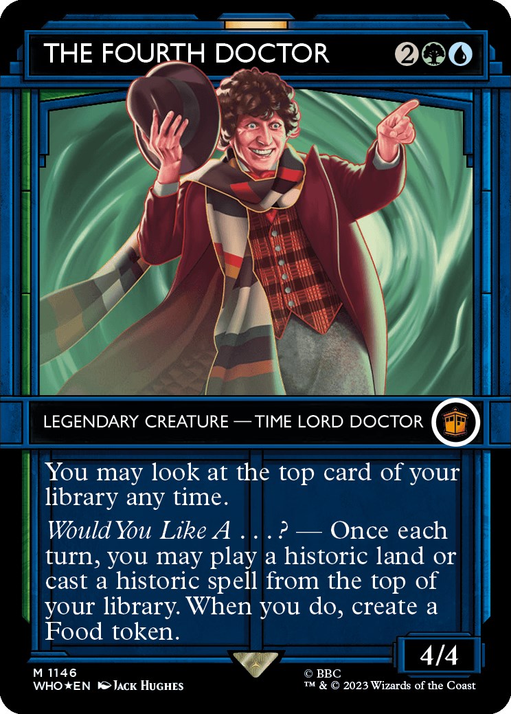 The Fourth Doctor (Showcase) (Surge Foil) [Doctor Who] | Grognard Games