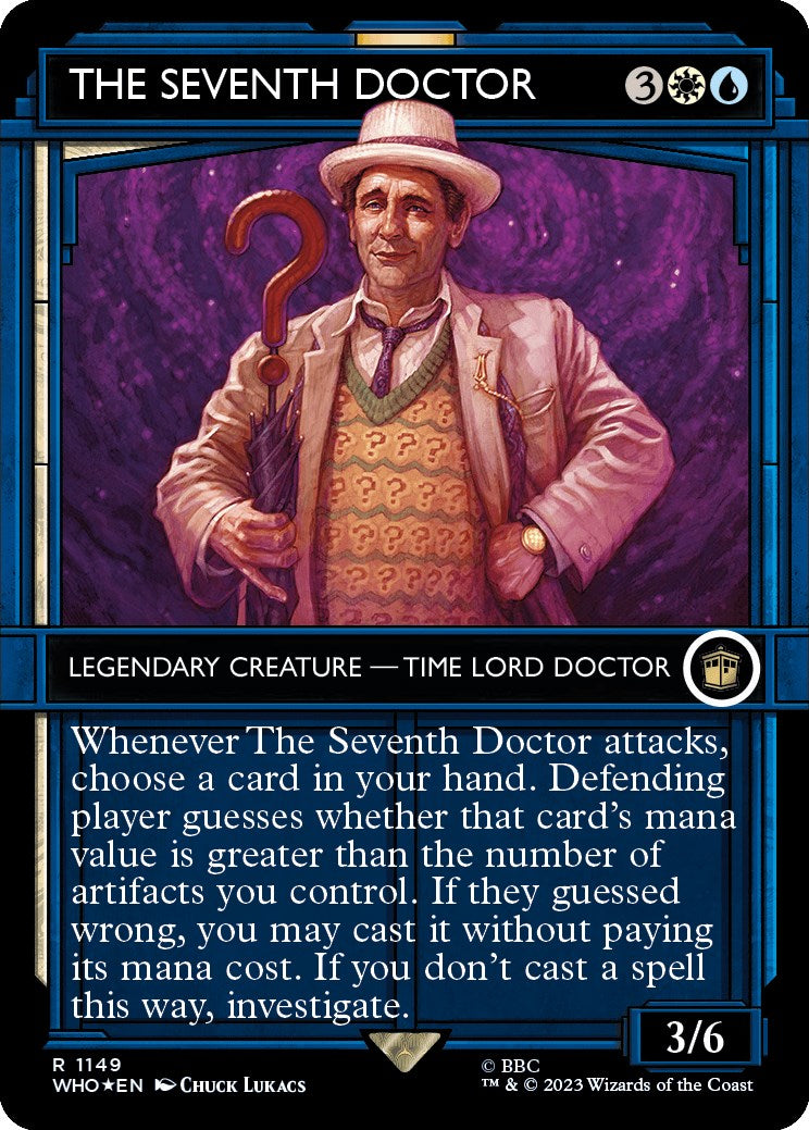 The Seventh Doctor (Showcase) (Surge Foil) [Doctor Who] | Grognard Games