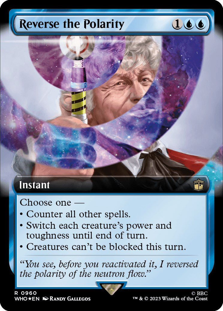 Reverse the Polarity (Extended Art) (Surge Foil) [Doctor Who] | Grognard Games