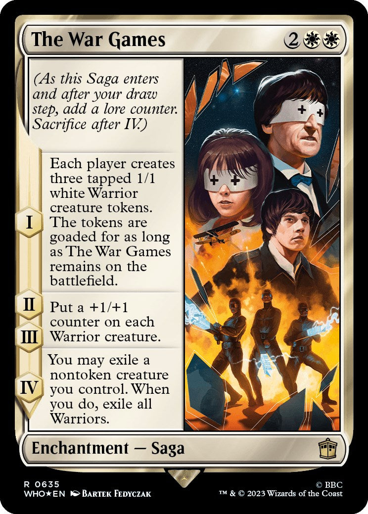 The War Games (Surge Foil) [Doctor Who] | Grognard Games