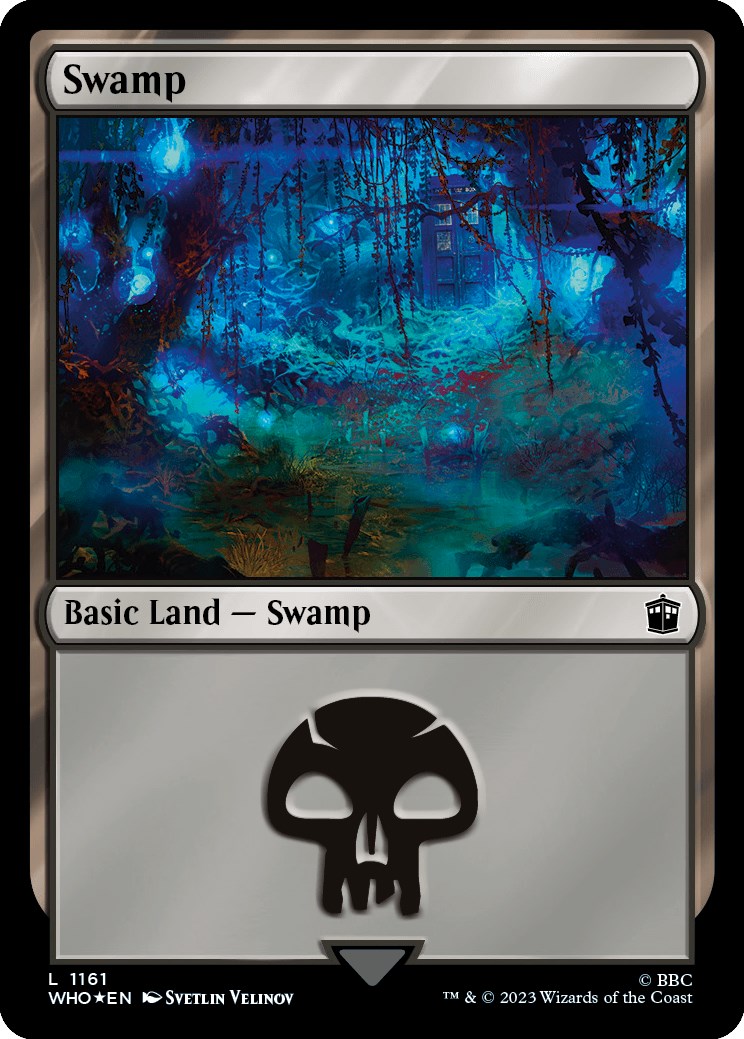 Swamp (1161) (Surge Foil) [Doctor Who] | Grognard Games