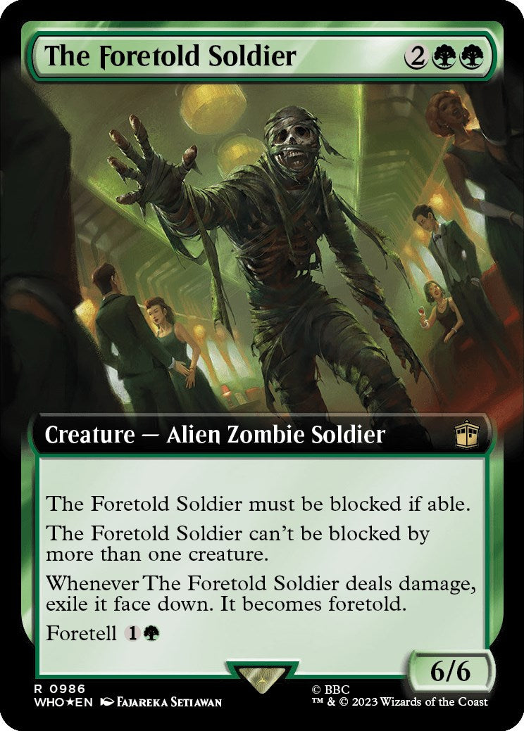 The Foretold Soldier (Extended Art) (Surge Foil) [Doctor Who] | Grognard Games