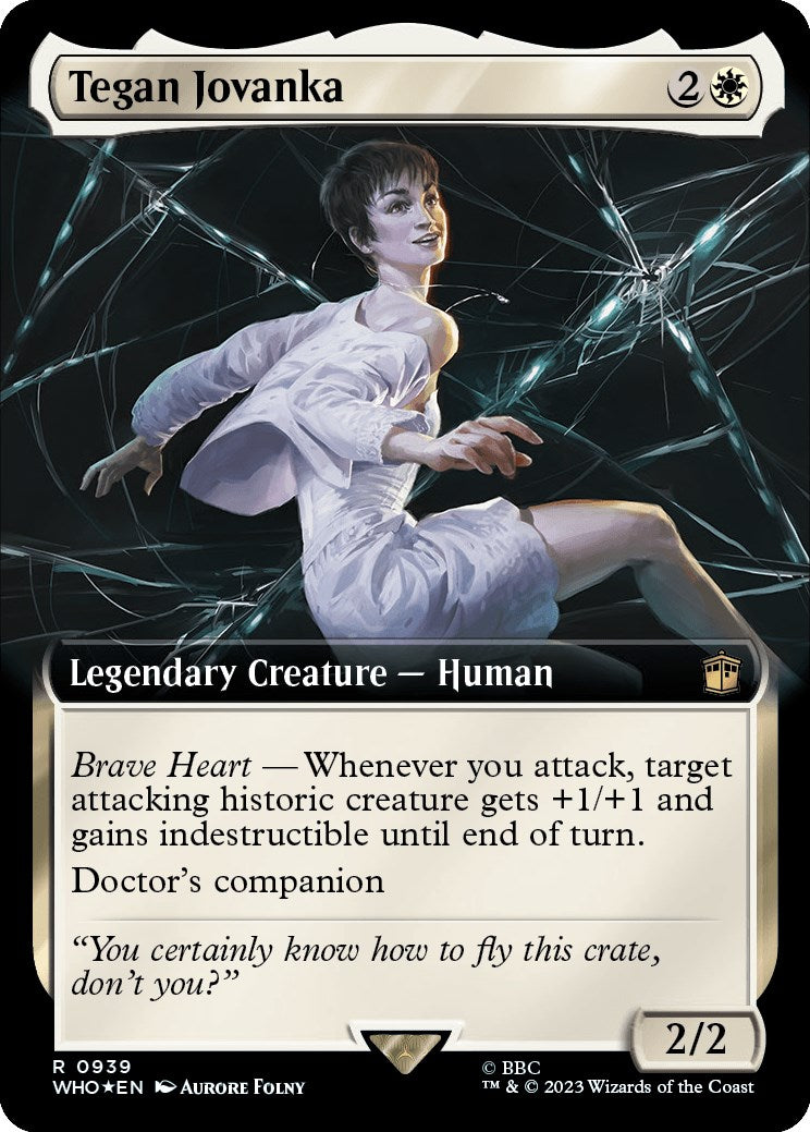 Tegan Jovanka (Extended Art) (Surge Foil) [Doctor Who] | Grognard Games