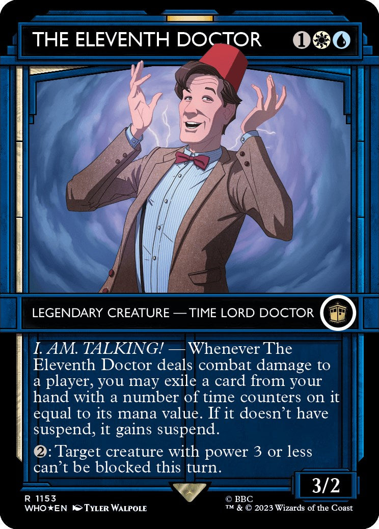 The Eleventh Doctor (Showcase) (Surge Foil) [Doctor Who] | Grognard Games